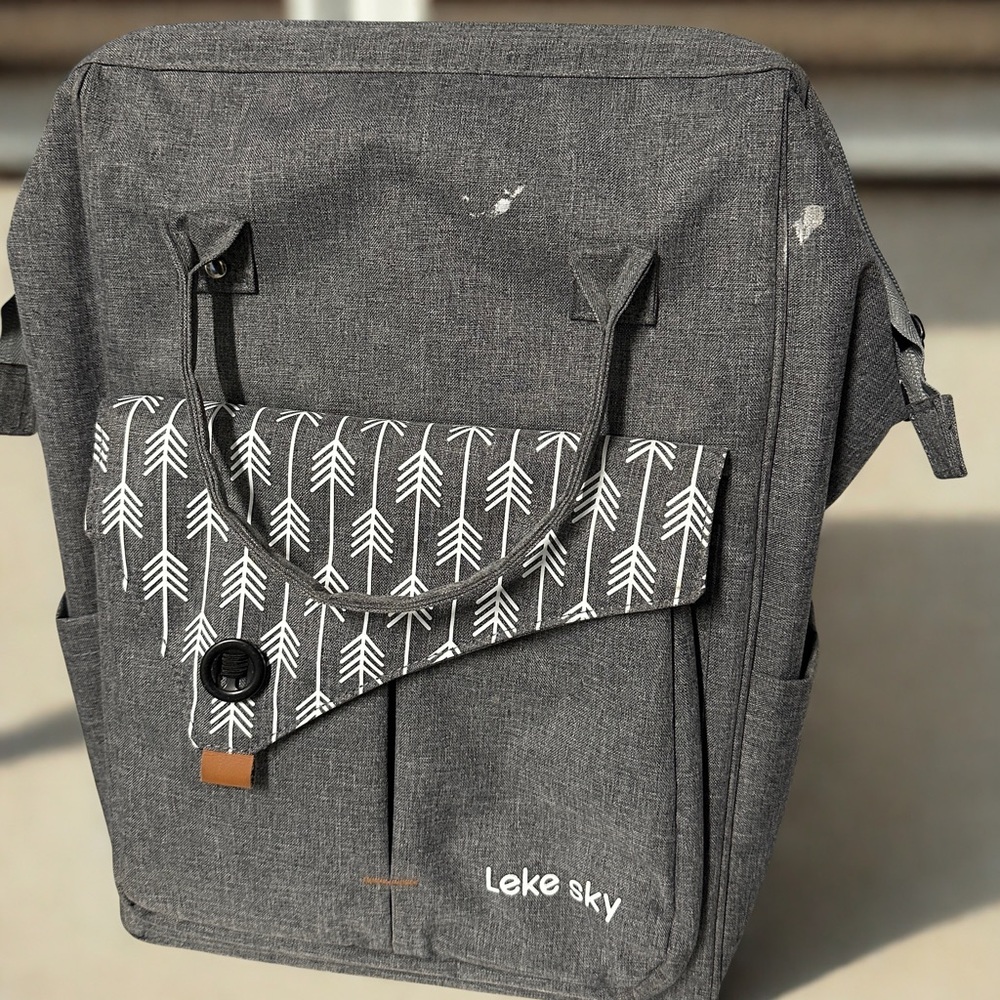 Lekesky Laptop Backpack (Grey)
